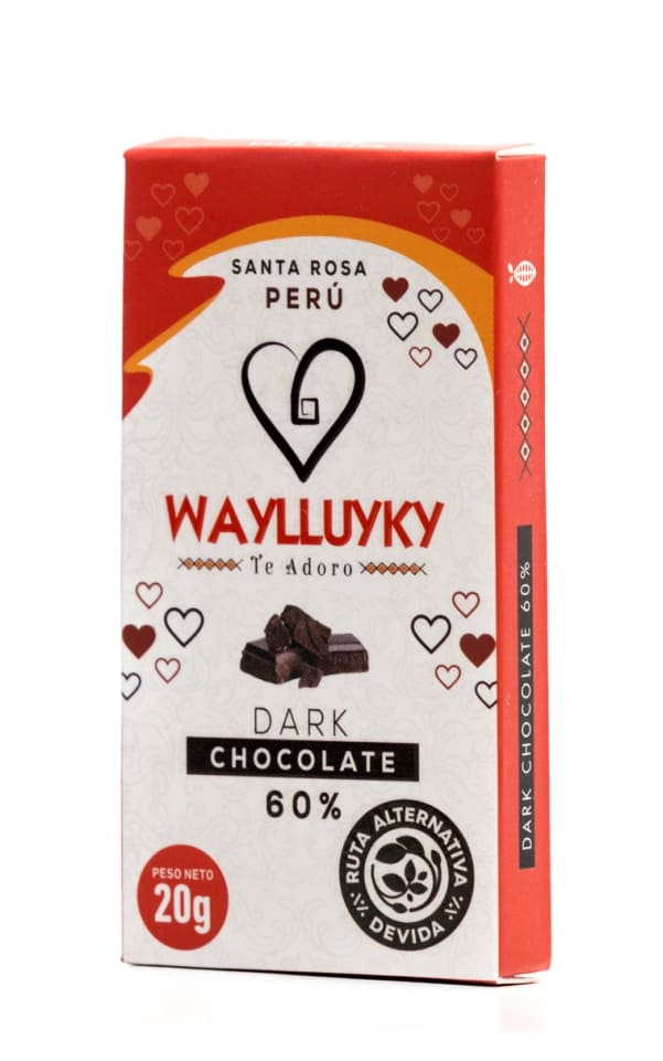 Chocolate Bitter 60 20g chocolate dark 20g